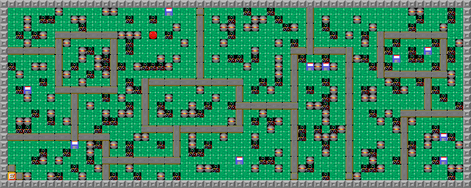 Map of level 25