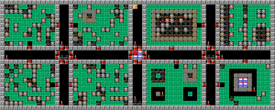 Map of level 83