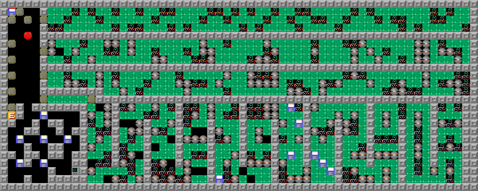 Map of level 100