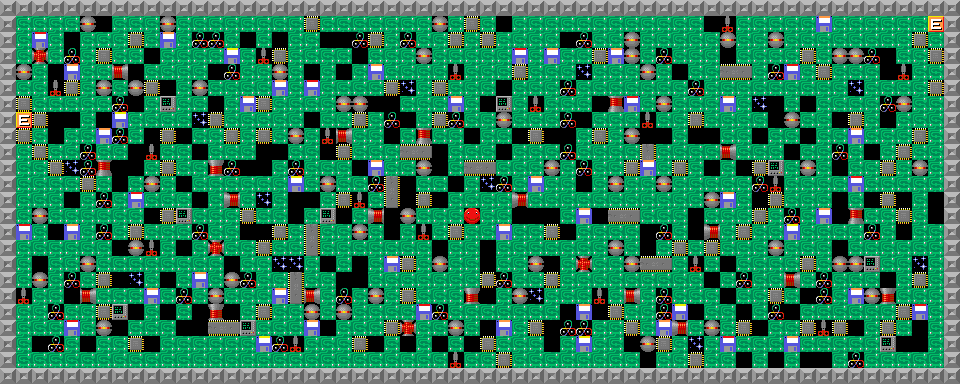 Map of level 104