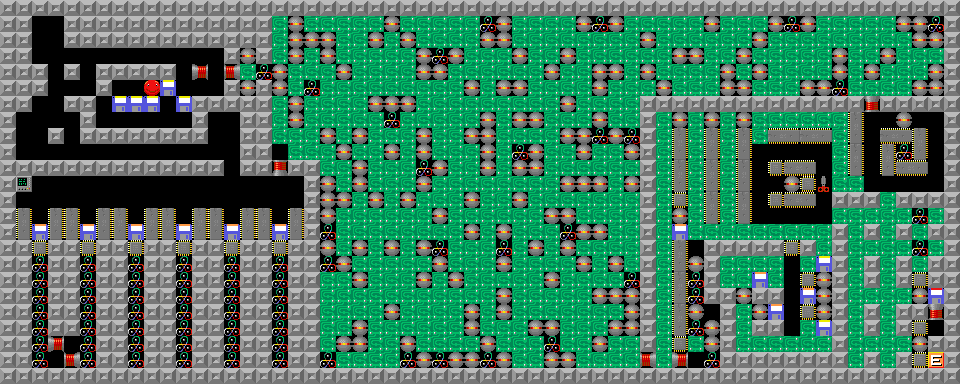 Map of level 105