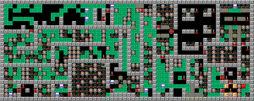 Map of level 110